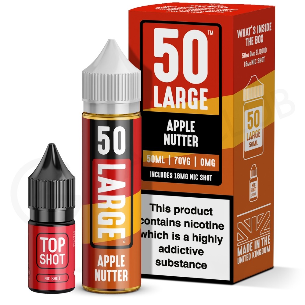 50 Large Apple Nutter 50 ml Shortfill E-Liquid